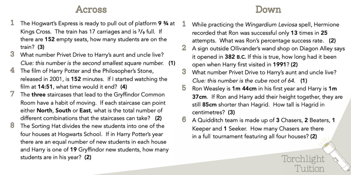 Harry Potter Week: Solve the Mystery of Harry Potter Clue